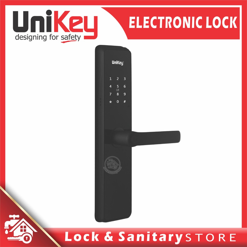 Jual Kunci Elektronik UNIKEY DDL UK 8001 BK Smart Door Lock Kunci ...