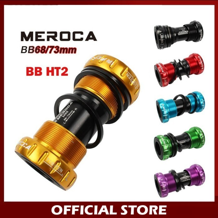 Jual Meroca Bottom Bracket HT2 M68 73mm Alloy BB BSA Hollowtech Bearing ...