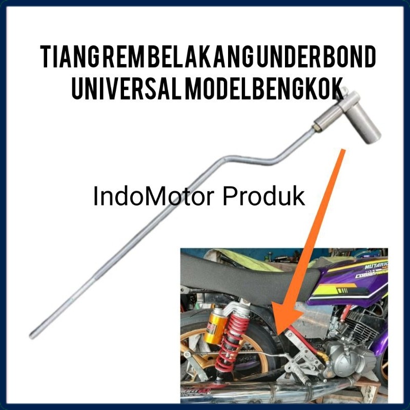 Jual Tiang Rem Belakang Footstep Underbond Universal Model Bengkok ...