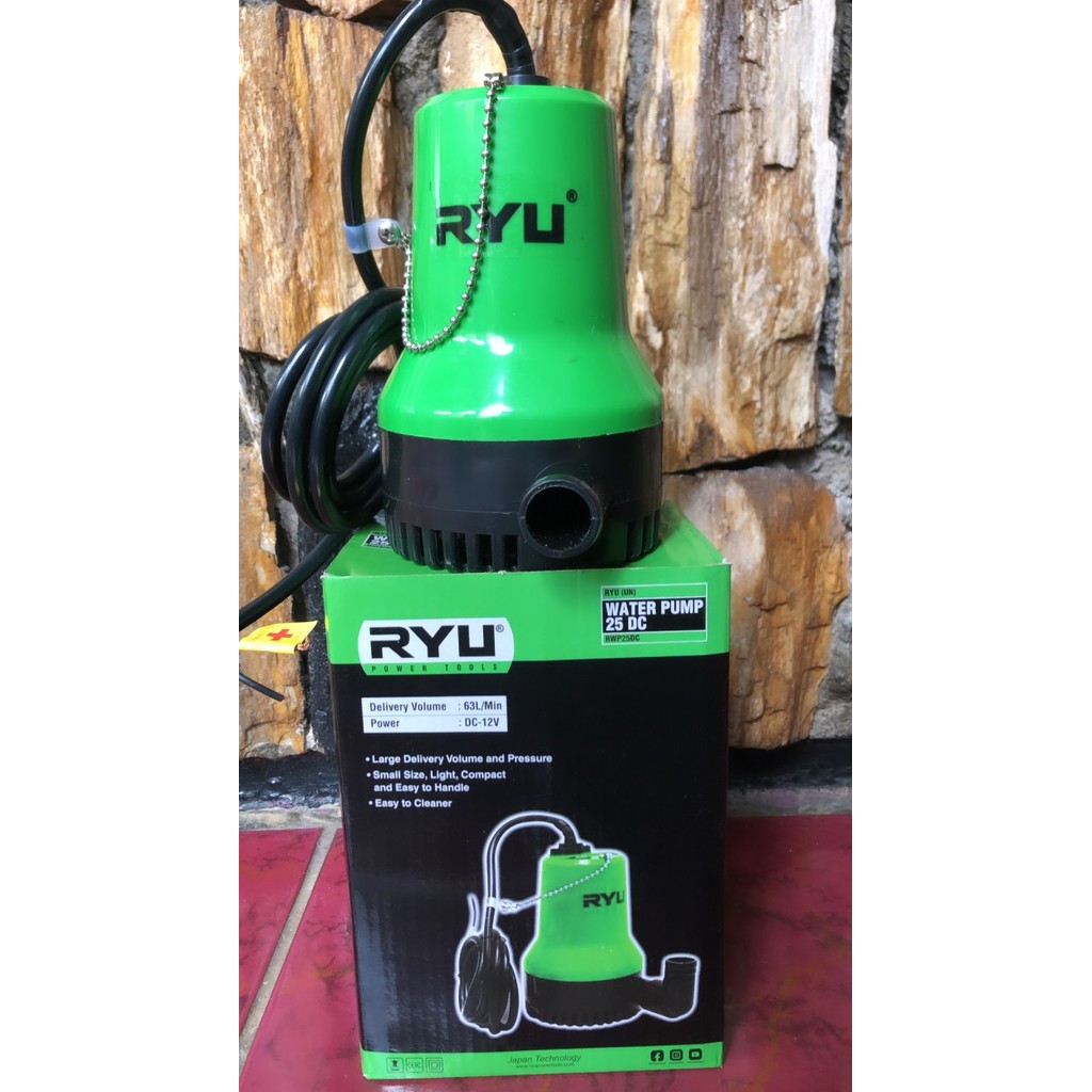 Jual Pompa Air Celup Dc 12v 12volt Ryu RWP25DC RWP 25 DC Waterpump Aki ...