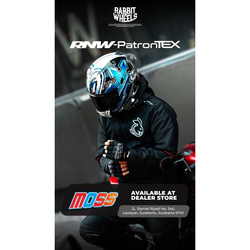 Jual JAKET RABBIT AND WHEELS PATRON TEX | JAKET RIDDING | TOURING ...