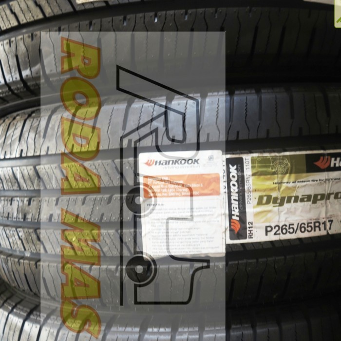 Jual Ban Hankook Dynapro HT RH12 265/65 R17 (Ban Pjaero,Fortuner,MuX ...