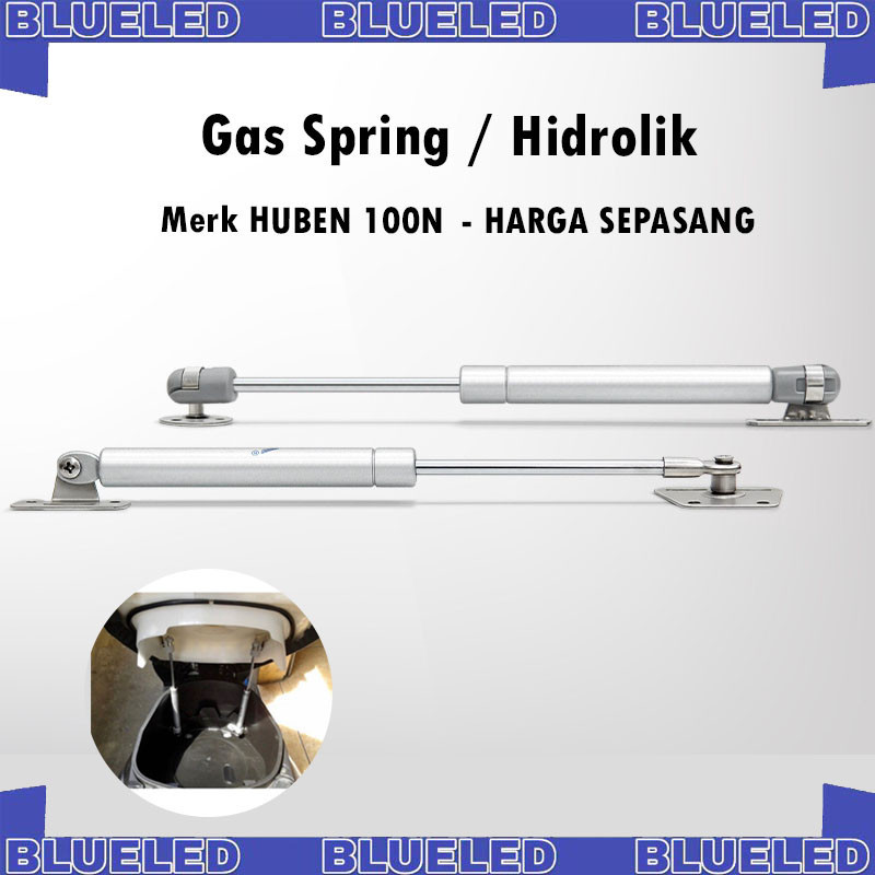 Jual Gas Spring Engsel Hidrolik Huben / Gaspring Hidrolik / Gas Spring ...