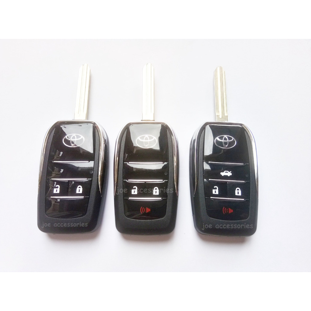 Jual casing kunci lipat flip key toyota innova fortuner yaris vios ...