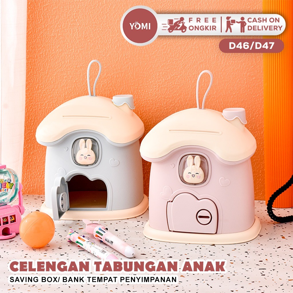 Jual YOMI Celengan Tabungan Anak D46/D47/ Saving Box/ Bank Tempat ...