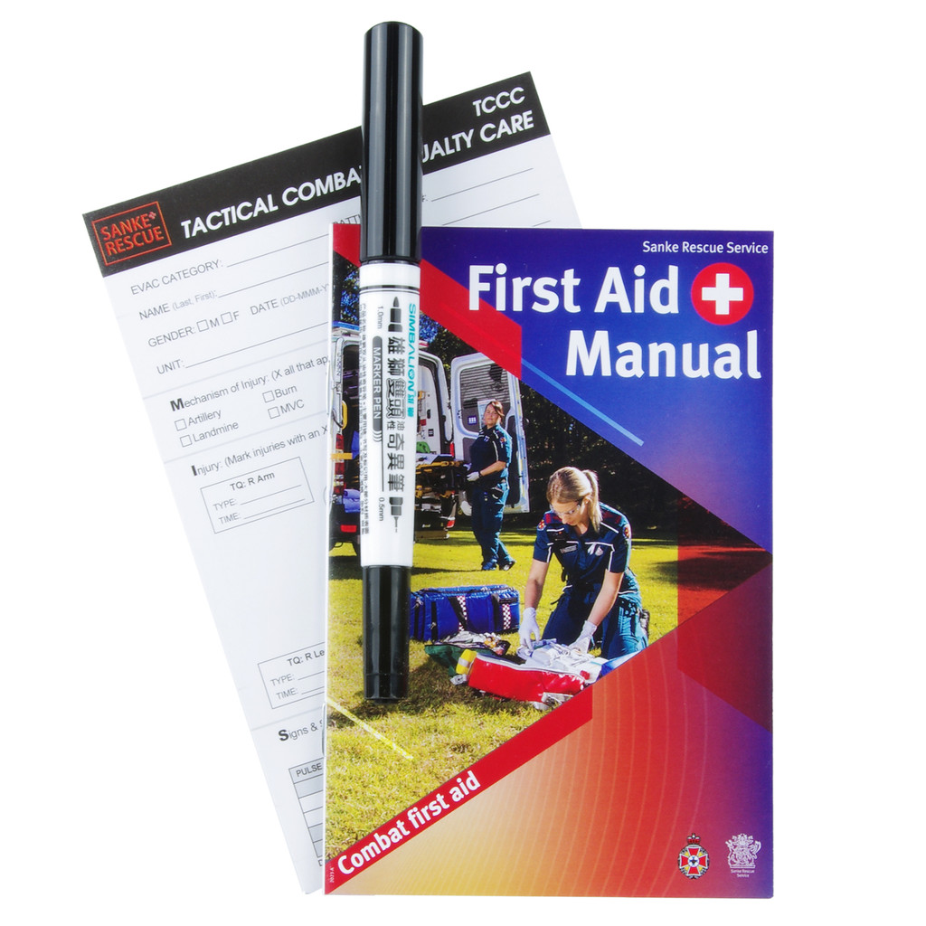 Jual Sanke Rescue TCCC Card and Marker Injury Record Cards First Aid ...