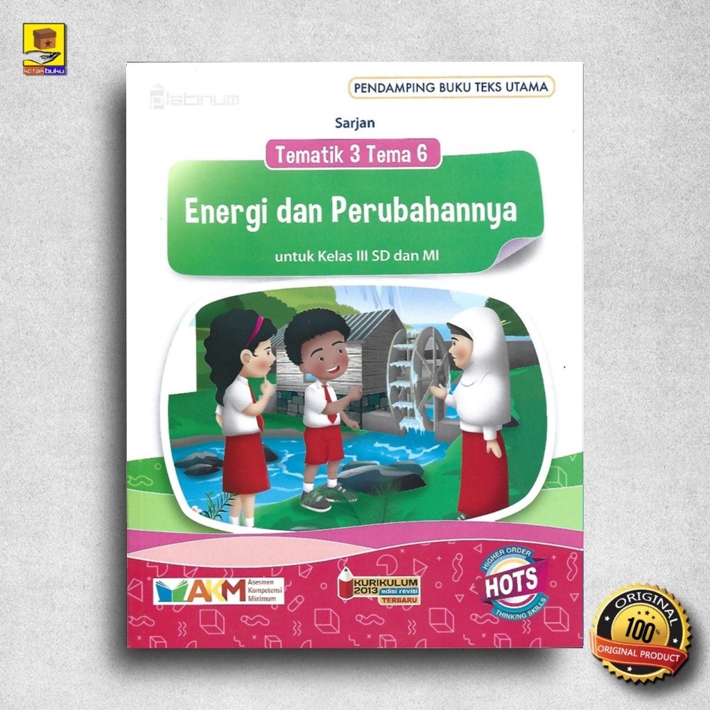 Jual BUKU TEMATIK SD KELAS 3 TEMA 1 2 3 4 5 6 7 8 AKM - HOTS PLATINUM ...