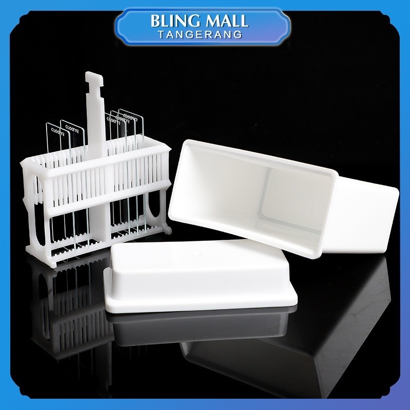 Jual 24 Slot Staining Jar Rack Kualitas Tinggi Rak Pewarnaan ...