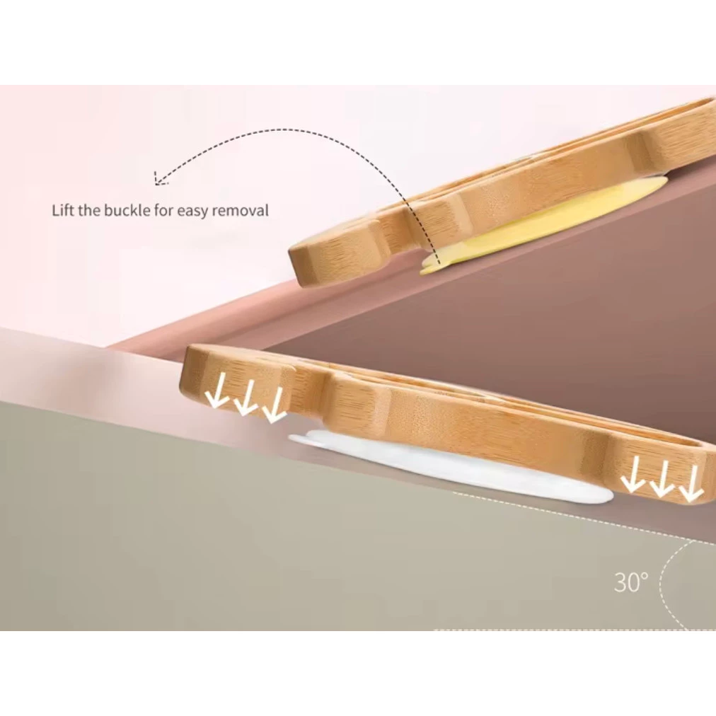 Bamboo Suction Plate view 3