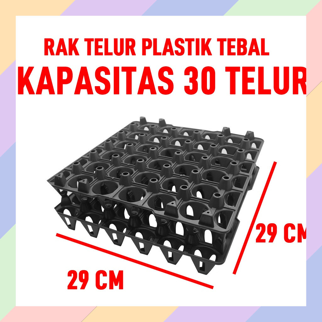 Jual SC22 Rak Telur Plastik Isi 30 Butir Nampan Telur Egg Tray Plastik ...