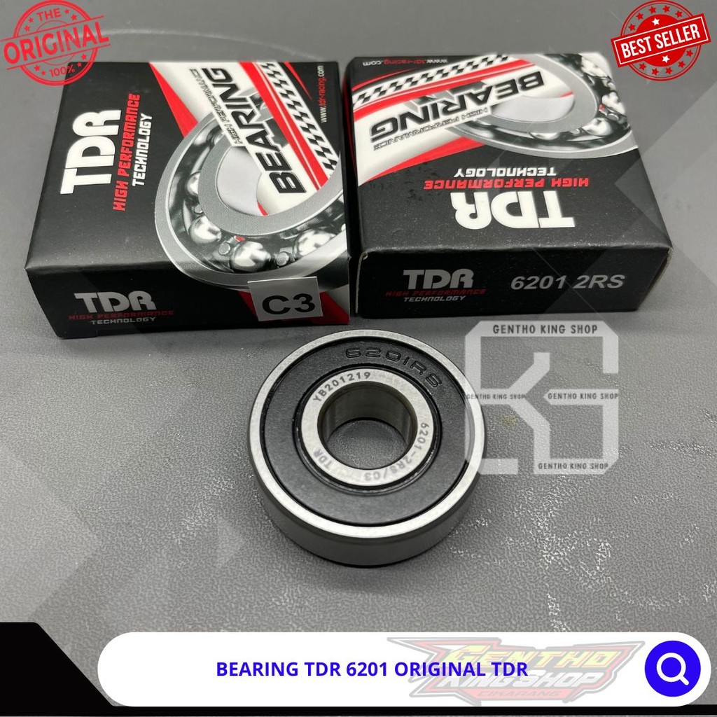 Jual 1 PCS Bearing Laher Roda Depan TDR Racing 6201 Honda Vario 125 ...