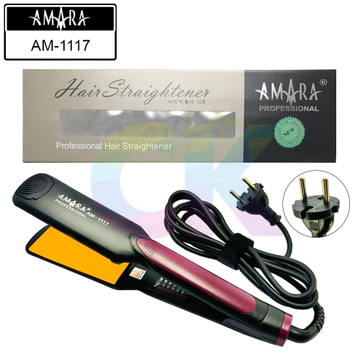( ) AMARA AM 1117 Ceramic Glide Plate Hair Straightener Catokan Rambut CK