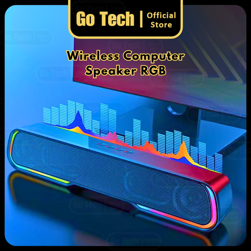 Jual Go Tech - Multimedia 5.0 Speaker Bluetooth Soundbar RGB LED Light ...