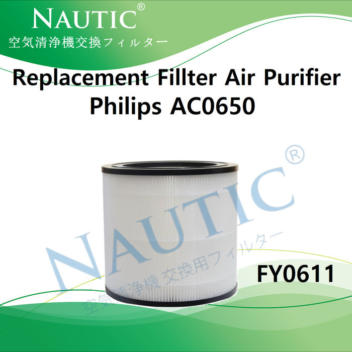 FY0611/30 HEPA Filter Replacement for Philips AC0650 and AC0651/10 Air Purifier H13 NanoProtect
