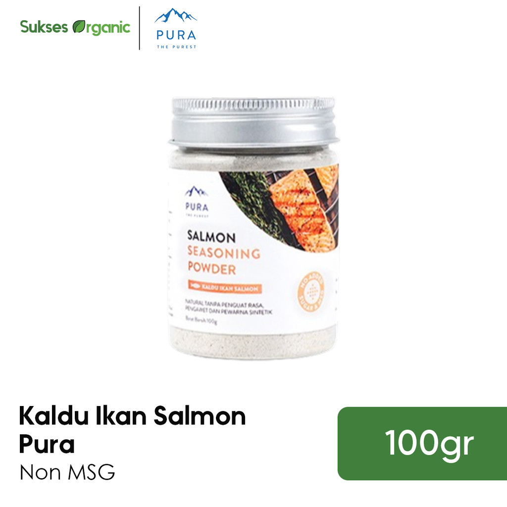 Jual PURA Kaldu SALMON Tanpa MSG JAR 100gr | Shopee Indonesia