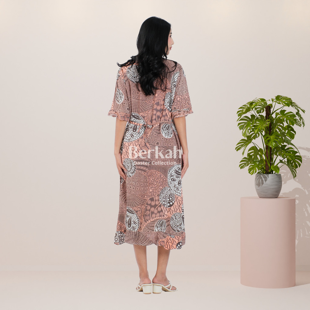 Daster Batik Rayon Busui Kancing Surya Teja 4