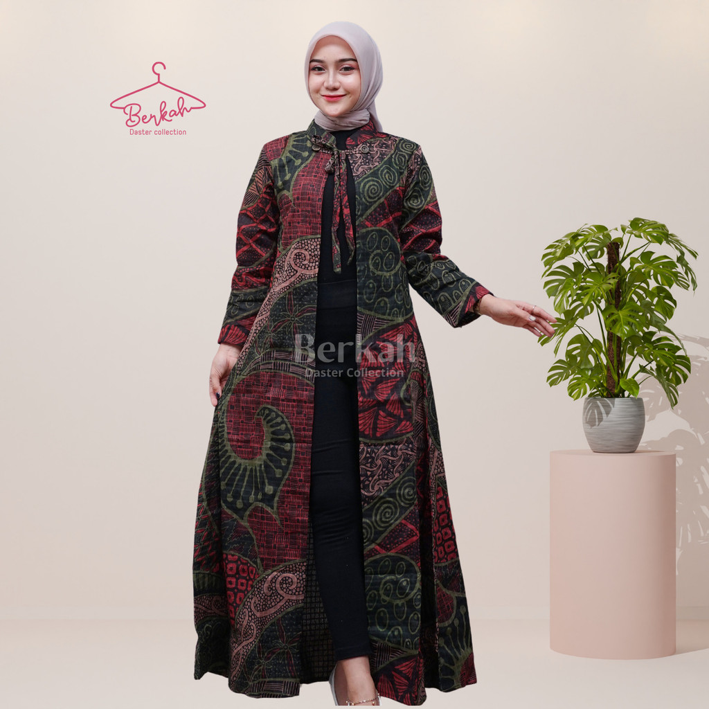 Outer Batik Long Cardigan Surya Teja Lapis