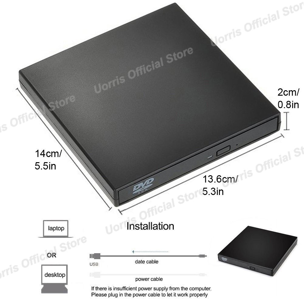 Jual DVD external /dvd external laptop /Portable DVD Writer DVD/CD/VCD ...