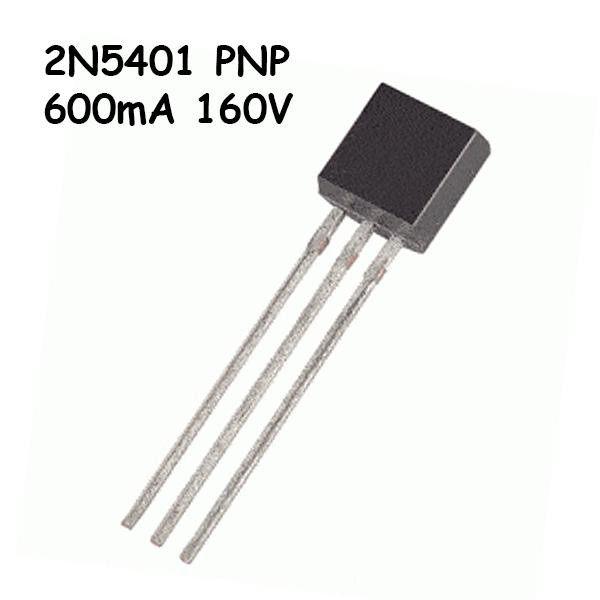 Jual Transistor 2N5401 High voltage 160v 600mA pnp Amplifier transistor ...