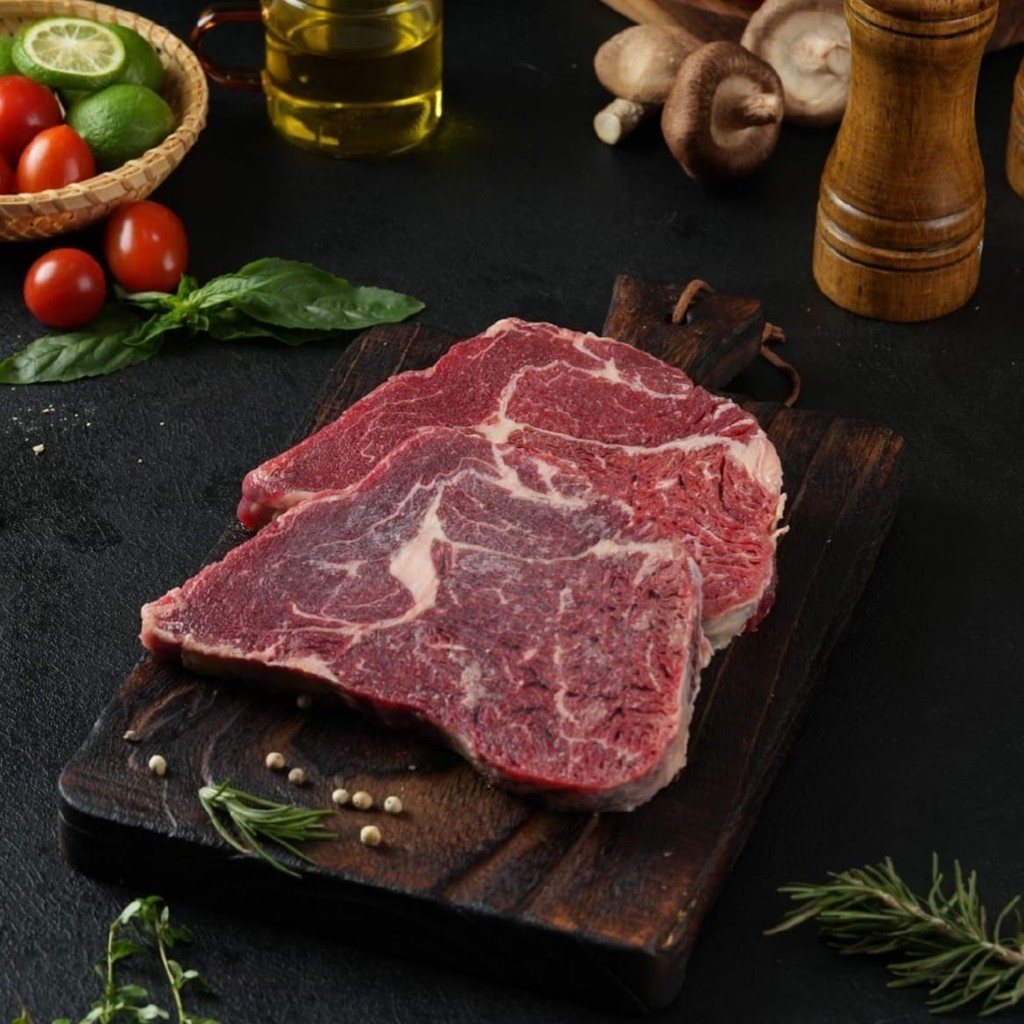 Jual Daging Sapi Beef Steak AUST Ribeye / Cuberoll Grade A 200gr / 1KG ...
