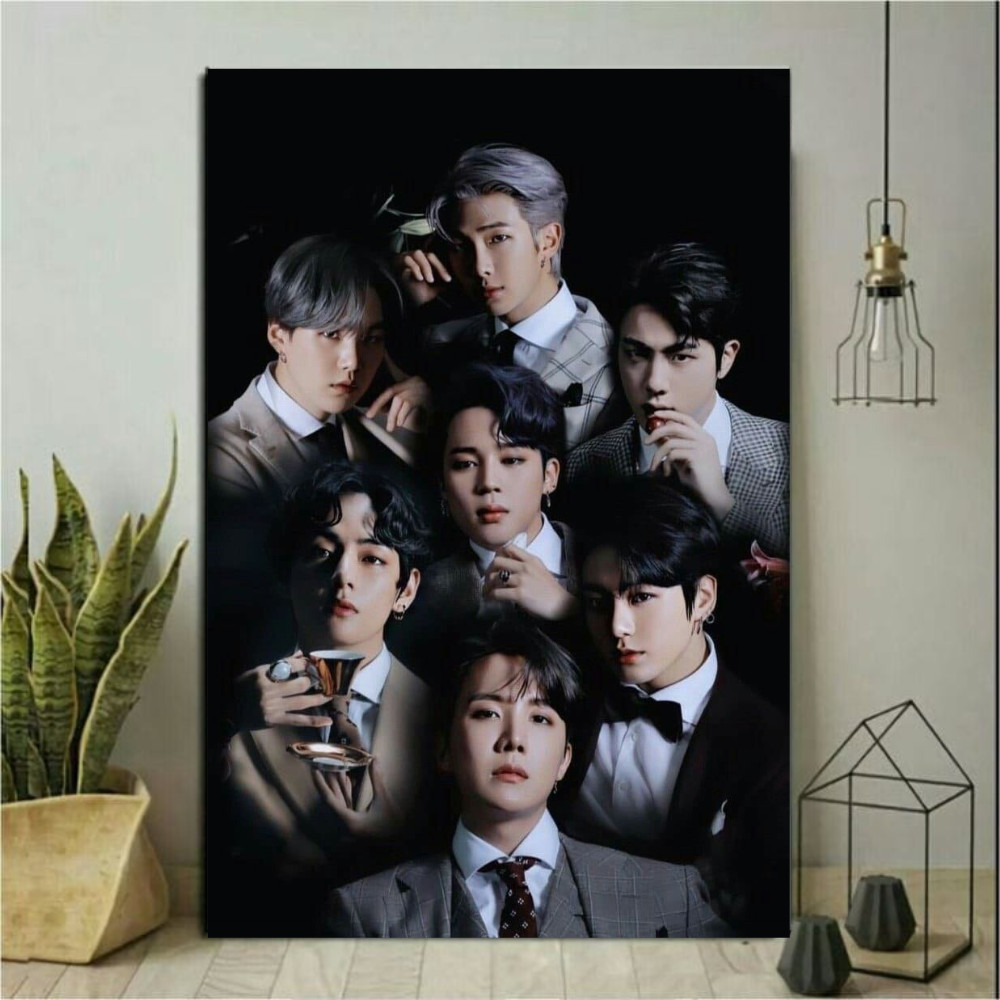 Jual POSTER KAYU BTS - POSTER K POP BTS - HIASAN DINDING - WALL DECOR ...