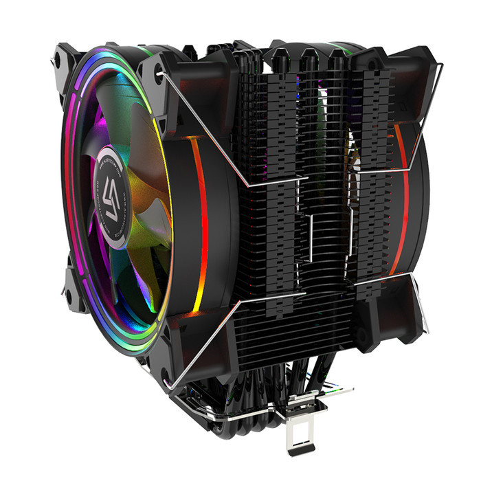 Jual ALSEYE H120D RGB 6 Heat Pipes - Dual Fan RGB CPU Cooler | Shopee ...