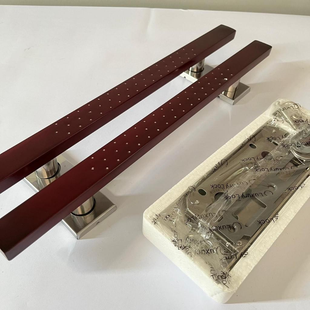 Jual paket handle + body kunci set gagang pintu rumah kotak rintik dan ...