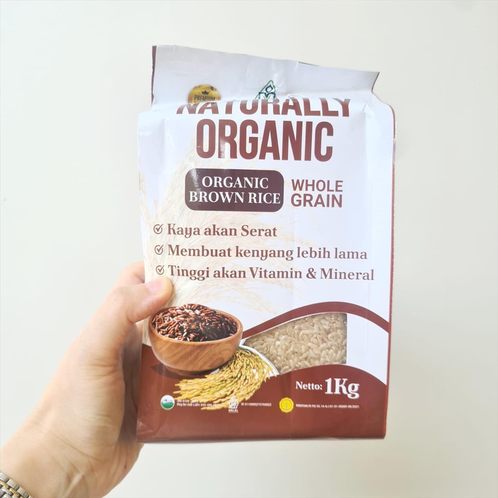 Jual Agricola - Beras Cokelat Organik ( Organic Brown Rice ) 1 KG ...
