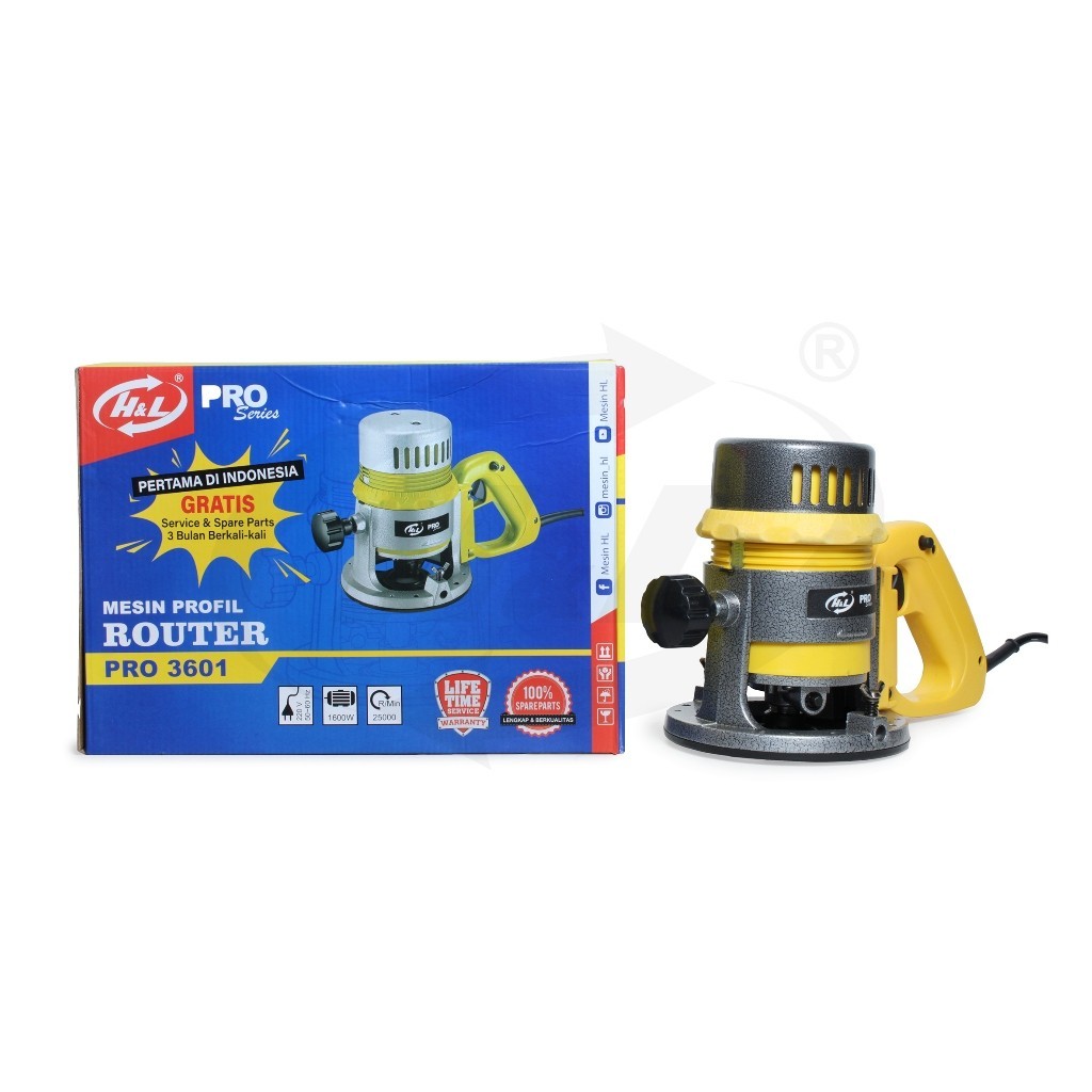 Jual Mesin Router PRO 3601B H&L / Mesin Profil PRO 3601B | Shopee Indonesia
