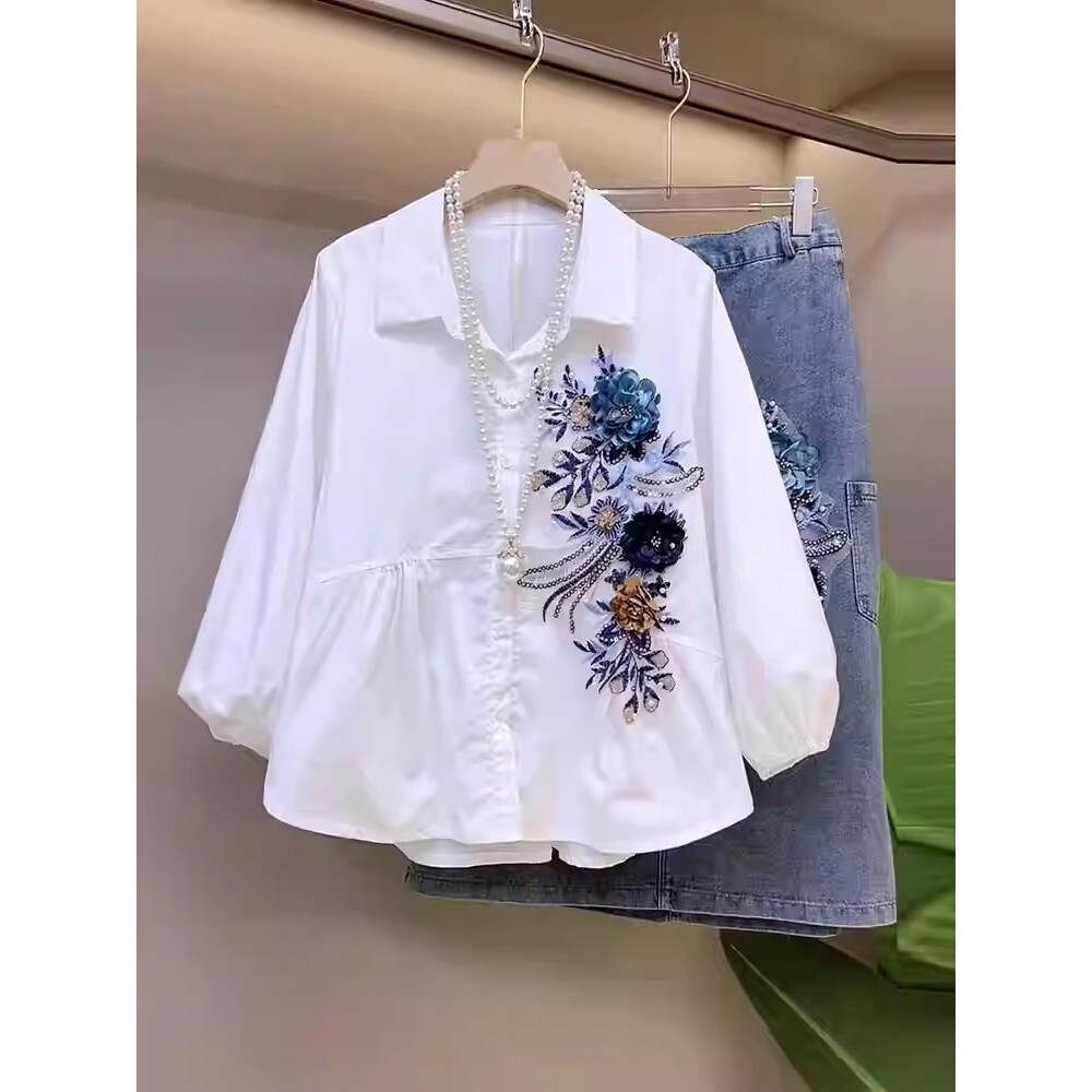 Jual KAYDEN STORE Atasan Kemeja Putih | Lengan Panjang | Original By ...