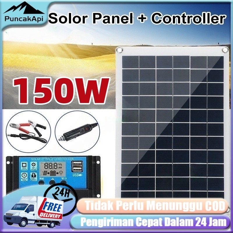 Jual Solar Panel Surya 60W/100W/120W/150W Panel Tenaga Surya Aki ...