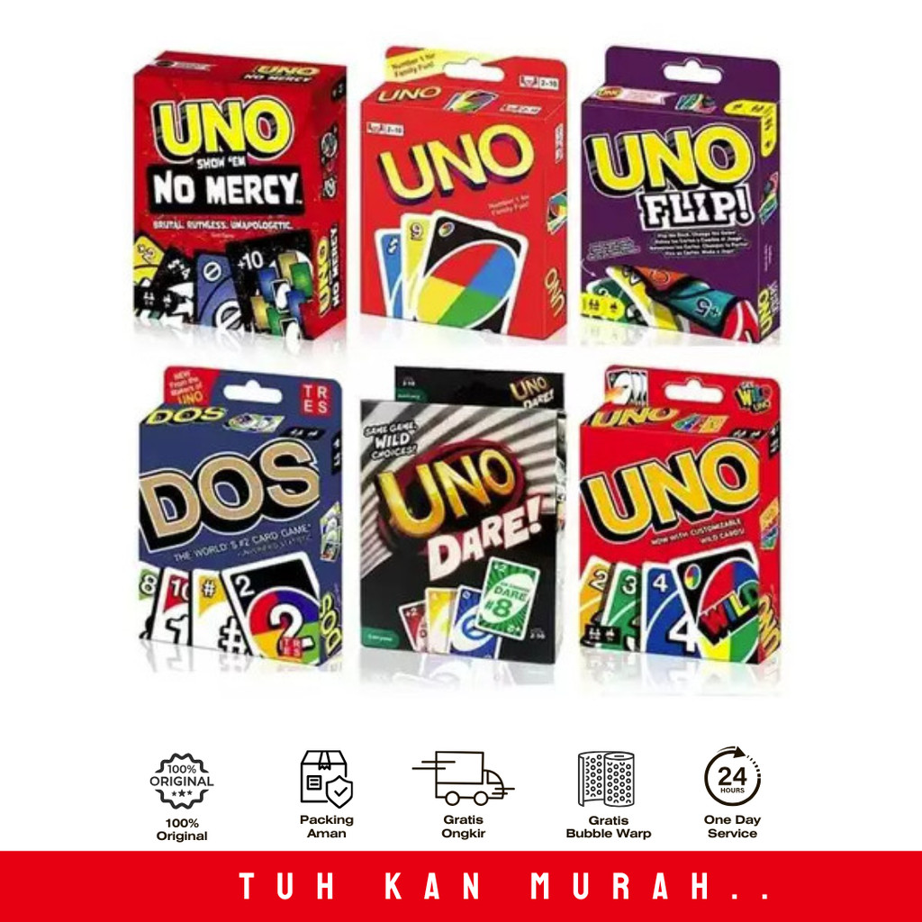 Jual Permainan Kartu Keluarga Mainan Kartu Flip Playing Card Games ...
