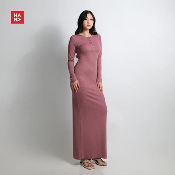 Hana Fashion Arisha Casual Long Dress Wanita CD047 2