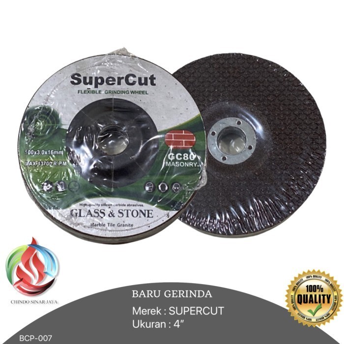 Jual BATU GERINDA SUPERCUT 4 INCH BATU POTONG SUPERCUT | Shopee Indonesia