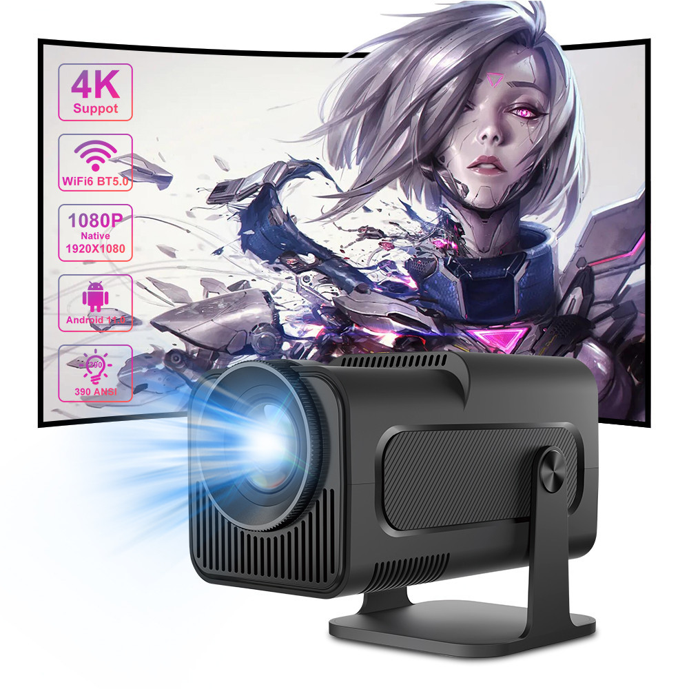 Jual Salange HY320 Projector 4K Android 11 Native 1080P 390ANSI Dual ...