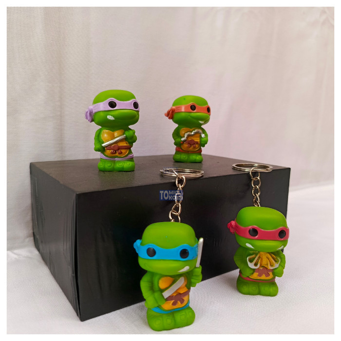 Jual TOMICI Figure Chibi Teenage Mutant Ninja Turtles Set isi 4 pcs ...
