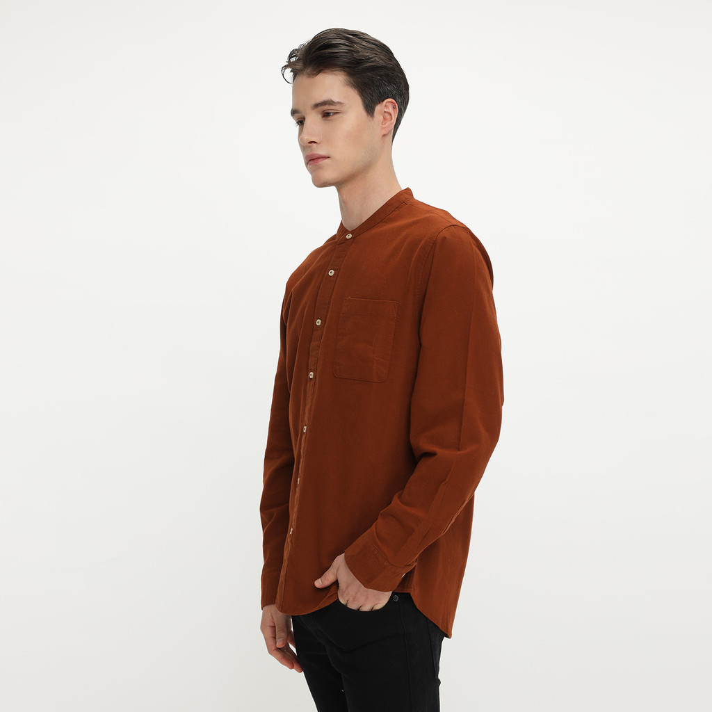 Jual Larusso Khair Collection - Kemeja Koko Rami Basic Polos Pria ...
