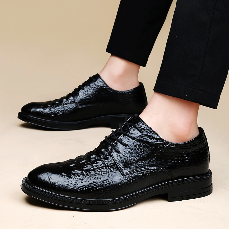 Jual Classic Mens Genuine Leather Shoes lace up fashion Business