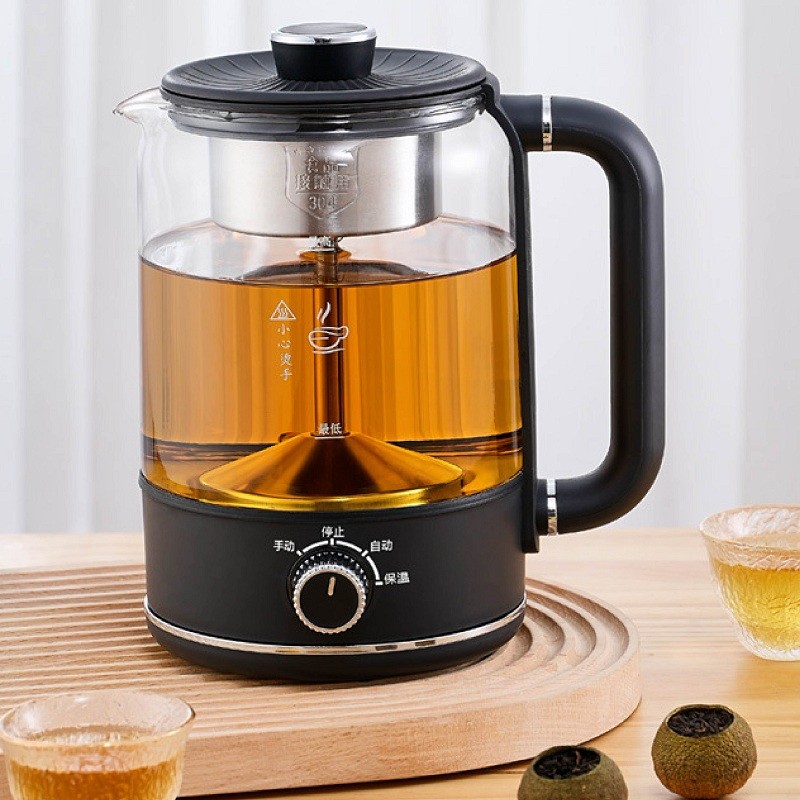 Jual 1.3L Electric Kettle Spray Type Teapot Tea Maker Steam Home Glass ...