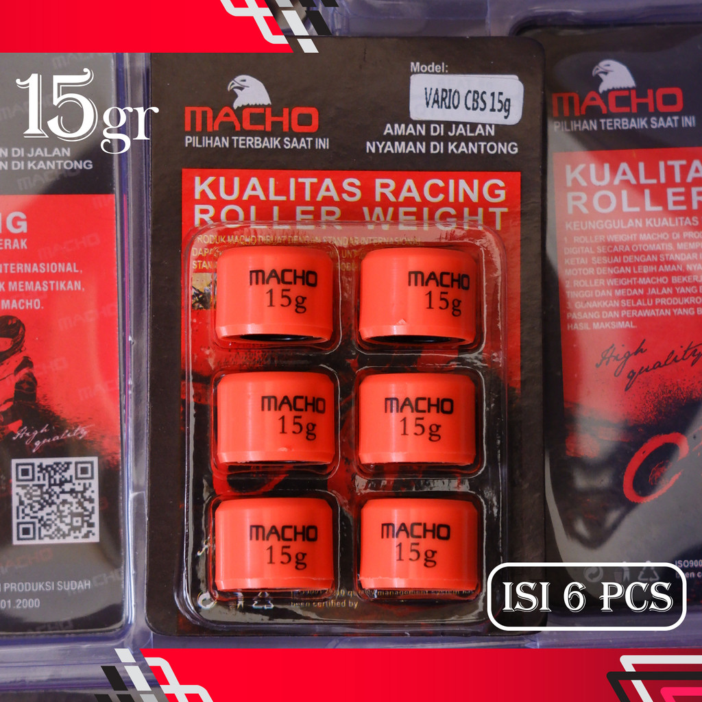 Jual Roller Racing 15 Gram Honda Vario CBS / 125 / 150 / Genio / PCX ...