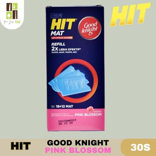 Jual Hit Mat Good Knight Refill 30S-18 Mat + 12 Mat / Green Tea ...