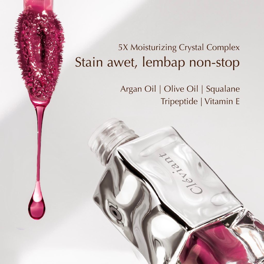 Jual [NEW] CLEVIANT - Liptint Crystal Glazy Tint Cover Bibir Gelap ...