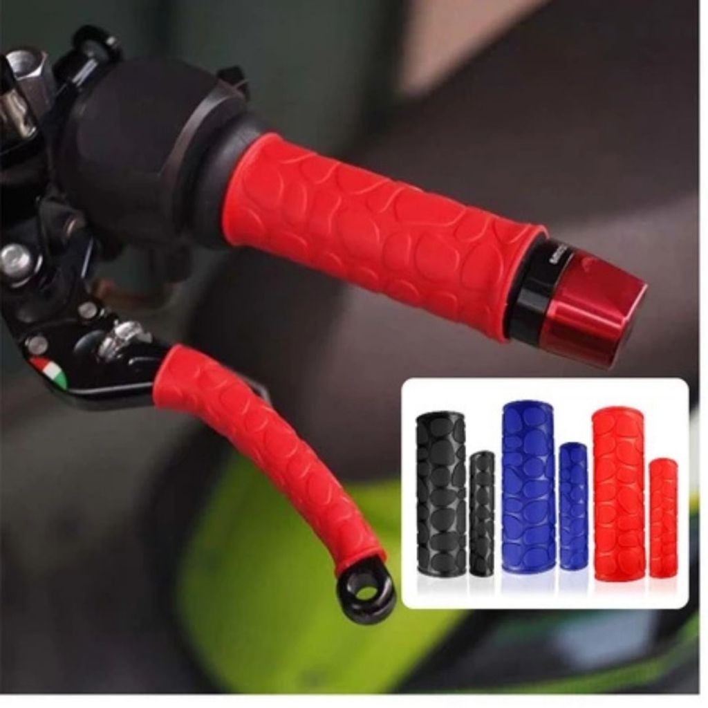 4 Pcs Karet Pelindung Stang Motor | Pelindung Handle Rem Motor Universal | Cover Kopling Motor |  Cover Handle Motor Karet Handle Rem Kopling Motor | Aksesoris Motor | Sarung Handle Rem Motor AA38