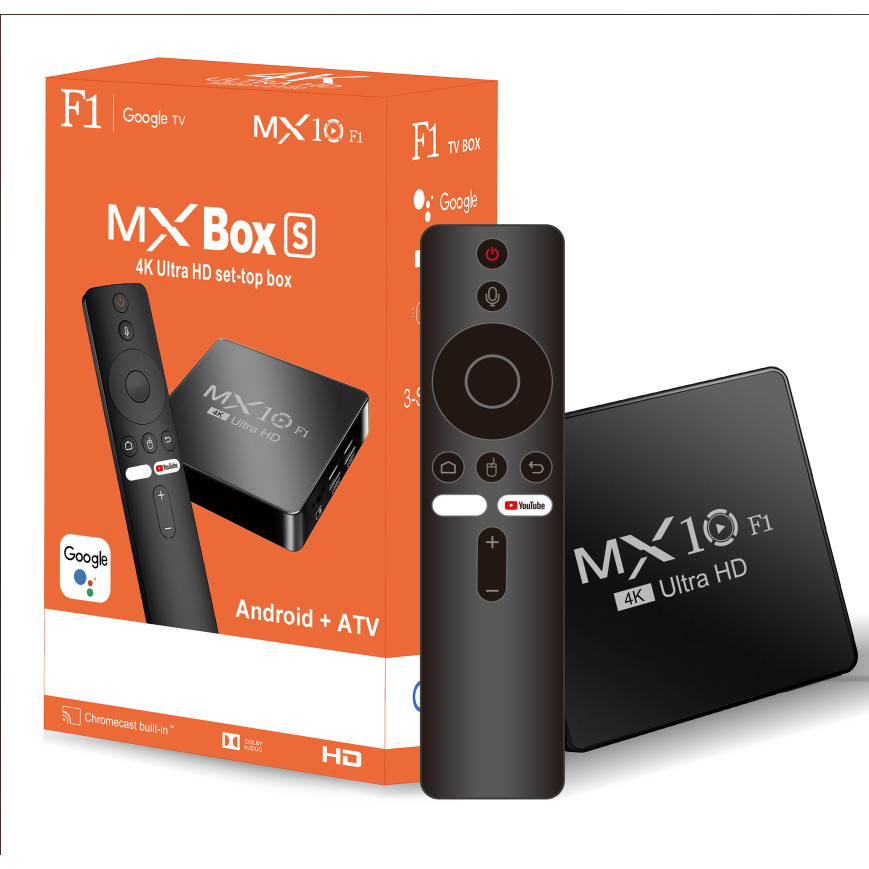 Jual android tv box decoder 2024 4k android 13 mx10 f1 digital ...