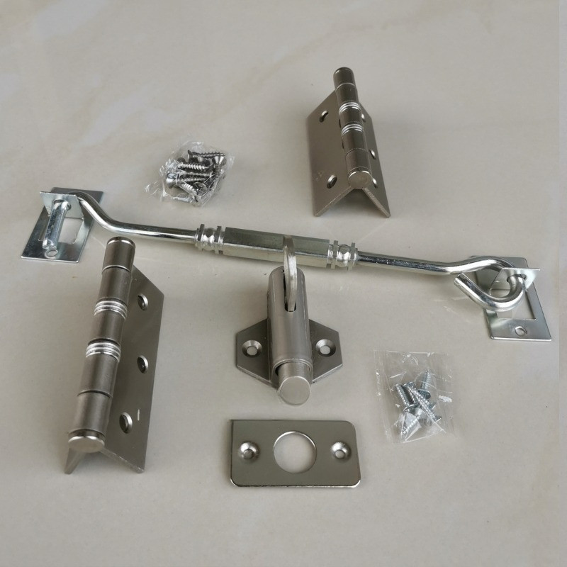 Jual Paket Slot Kunci Jendela Kodok Grendel Spring Knip Knife Silver ...