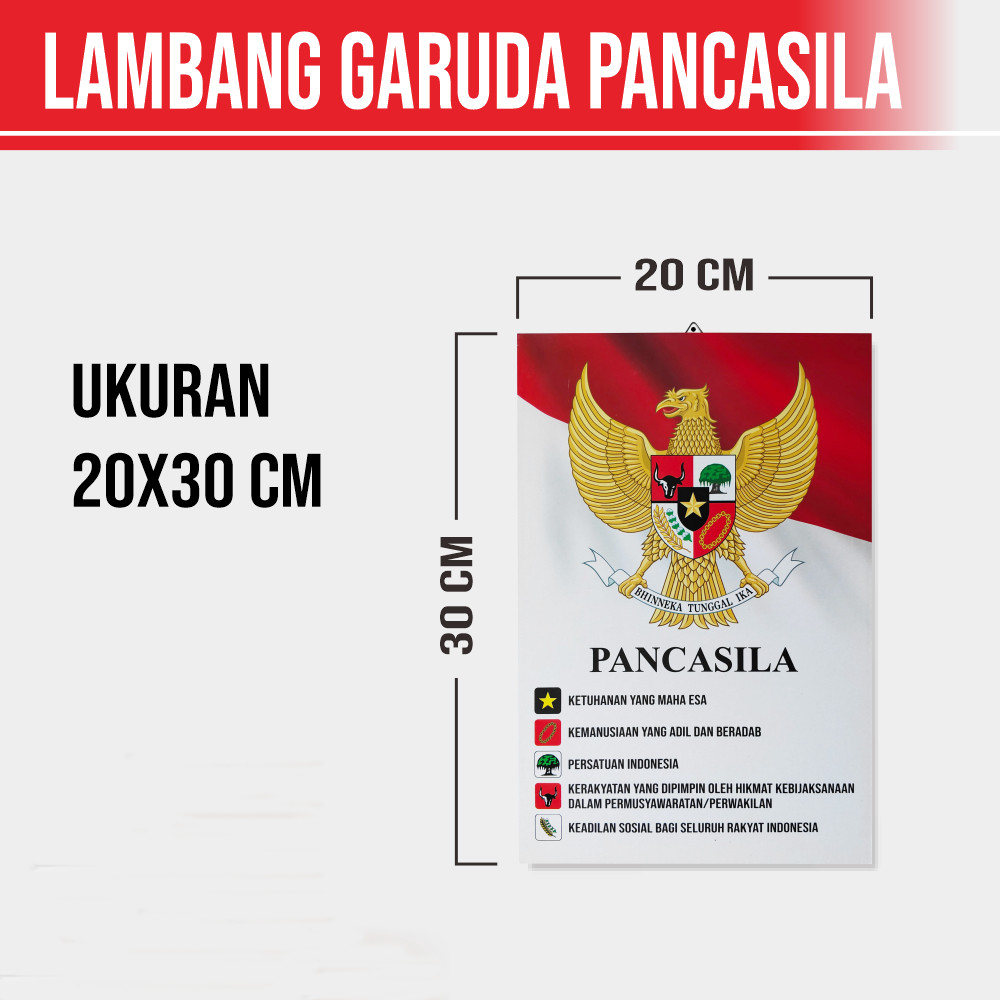 Jual Poster Presiden Prabowo Wapres Gibran Lambang Garuda Lembaran ...
