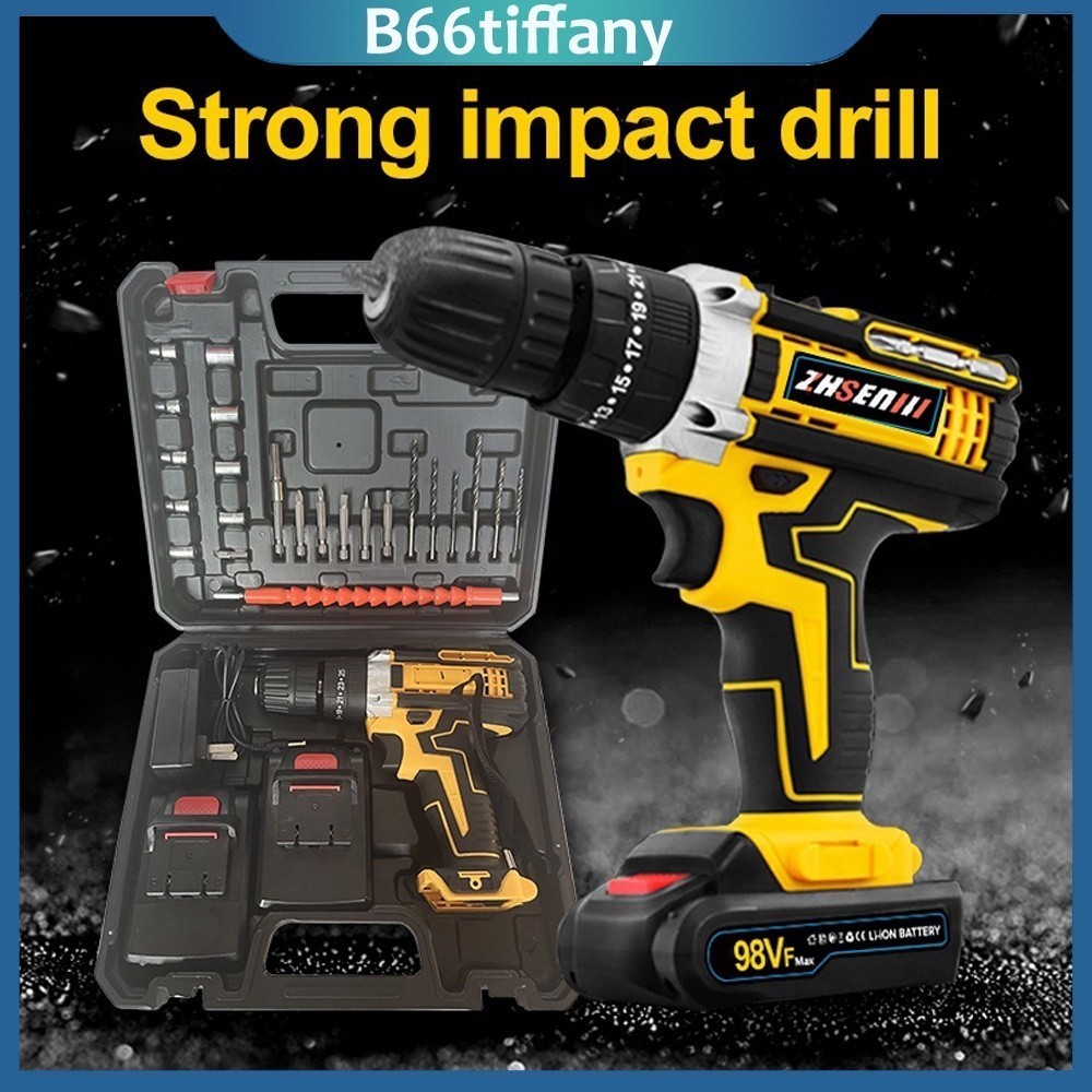 Jual Mesin Bor Cordless/Bor Baterai/ Bor Listrik/Beton Besi Kayu Full