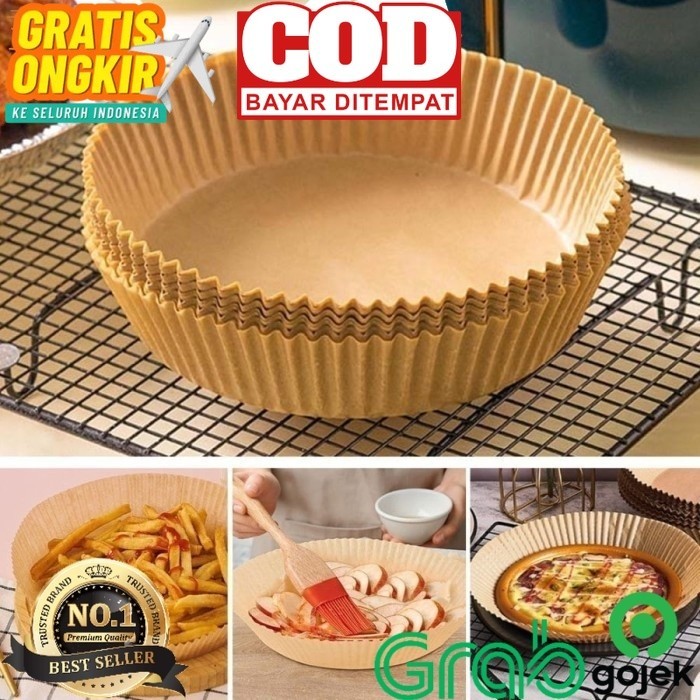 Jual Air fryer paper cup tray / kertas tatakan airfryer / panggang ...