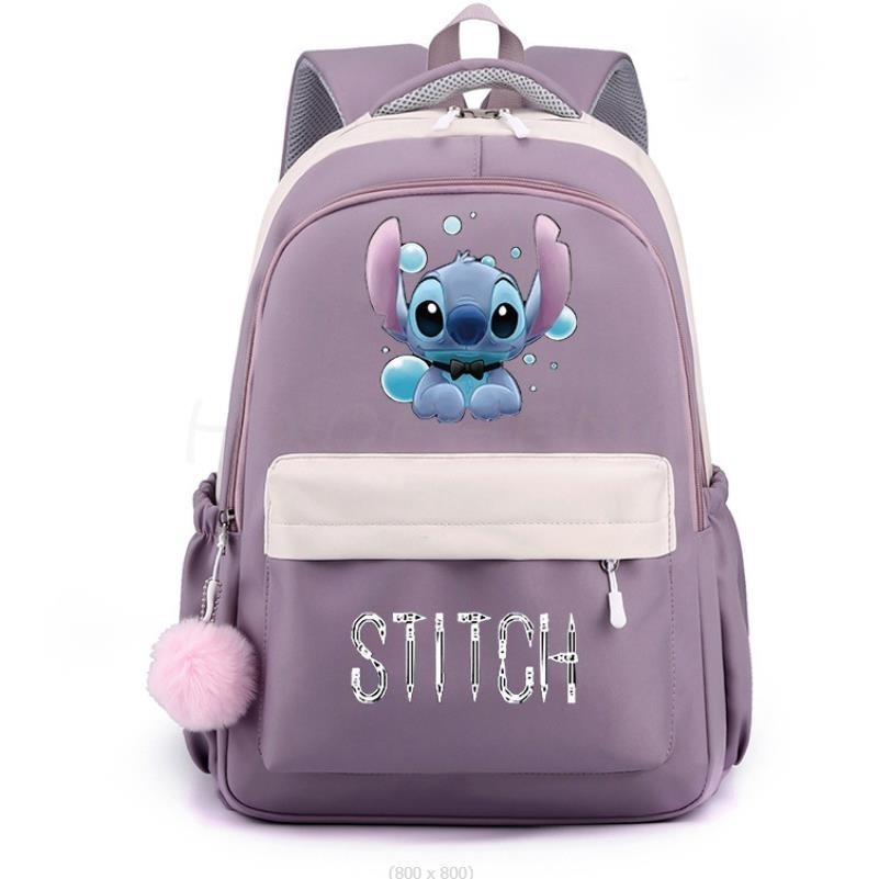 Jual Fashion MINISO Disney Stitch Cute Cartoon Backpack Teenager Kids  Fashion Female Student School Bag Waterproof Knapsack Mochila | Shopee  Indonesia