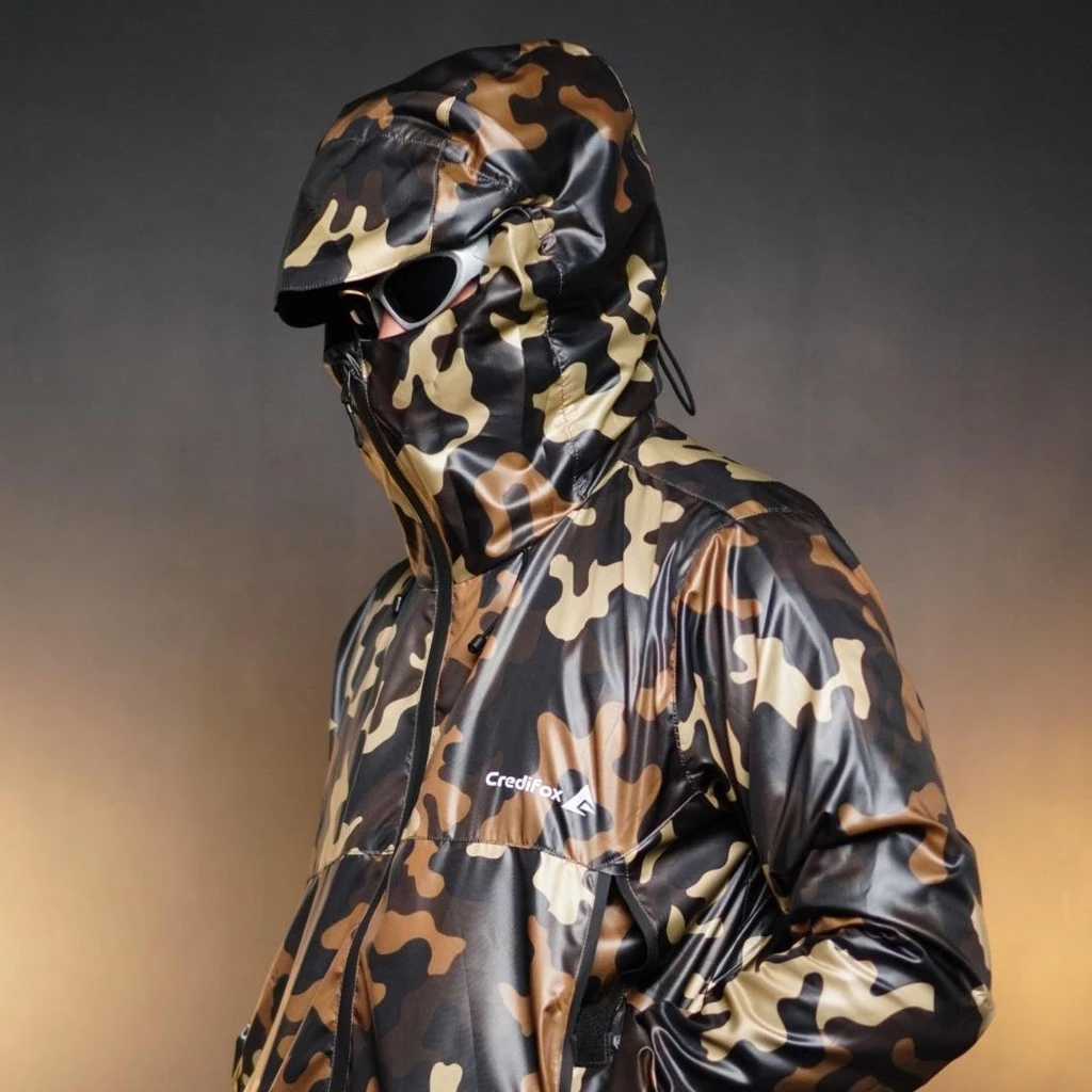 CREDIFOX Jaket Gunung Gorpcore LIMITED EDITION Seri CLIMBER Bahan Parasut Mayer